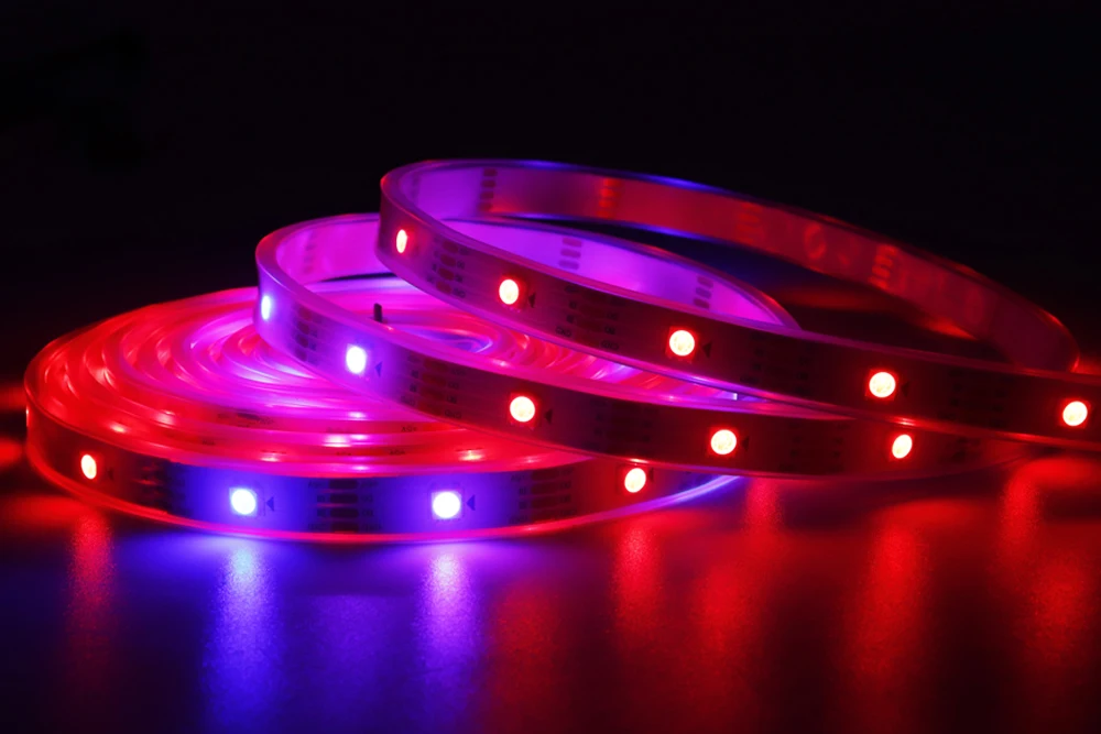 WS2811 WS2812B WS2813 WS2815 5050RGB LED Strip Lights Individually Addressable 30/60/144Pixels/Leds/m Black /White PCB DC5V/12V