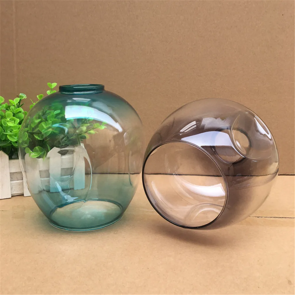 DNA Magic Bean chandelier Lights Glass Cover D15cm D18cm Concave Glass Shade Replacement 4.5cm opening fitter lamp shade E27