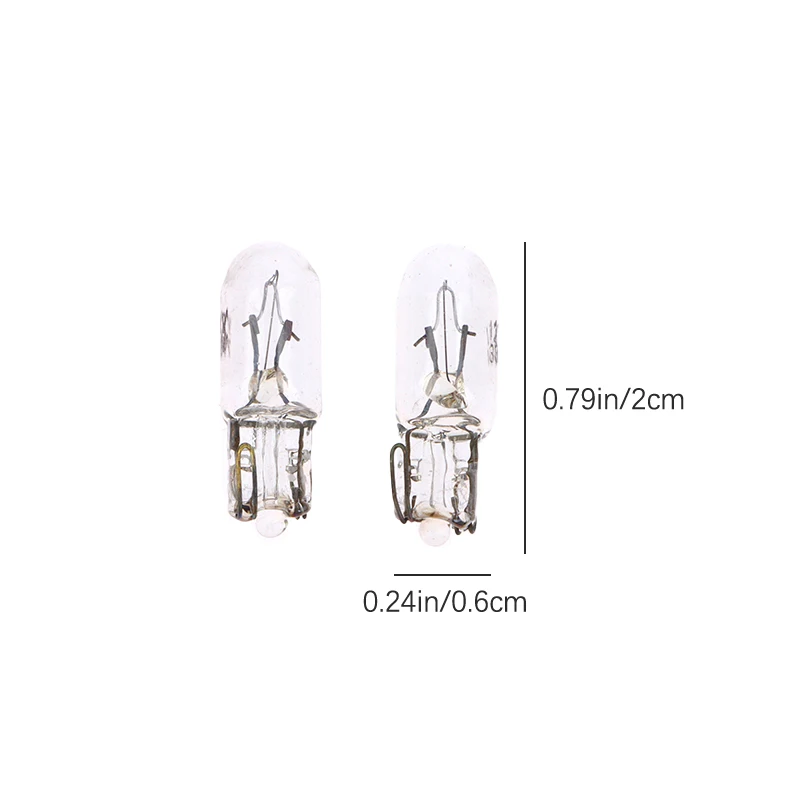 10Pcs Bulb 12V 3W T6.5 Car Dashboard Instrument Panel Light Indicator Light Automotive Products Car Accessories