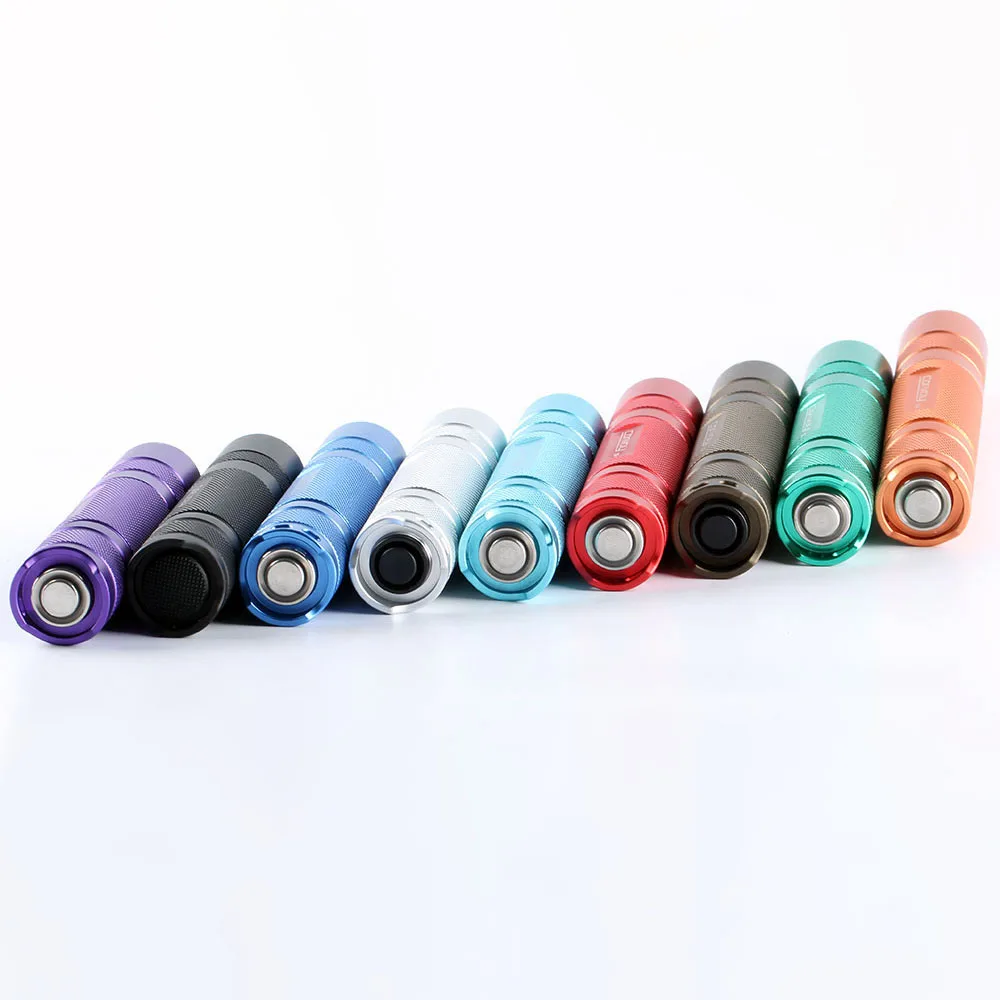 Flashlight Convoy S2 Plus 519A R9080 Linterna Led Torch Flash Light 18650 Fishing Camping Lamp 5A 12 Groups Orange Peel Latarka