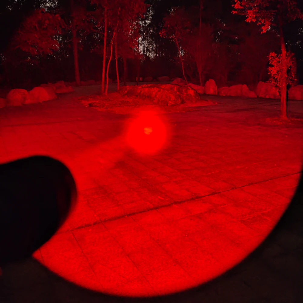 Convoy C8 Plus with KR CSLNM1.23/ SST-20-DR Red Light Flashlight 18650 Flash Light Torch Fishing Camping Hunting Led Lanterna