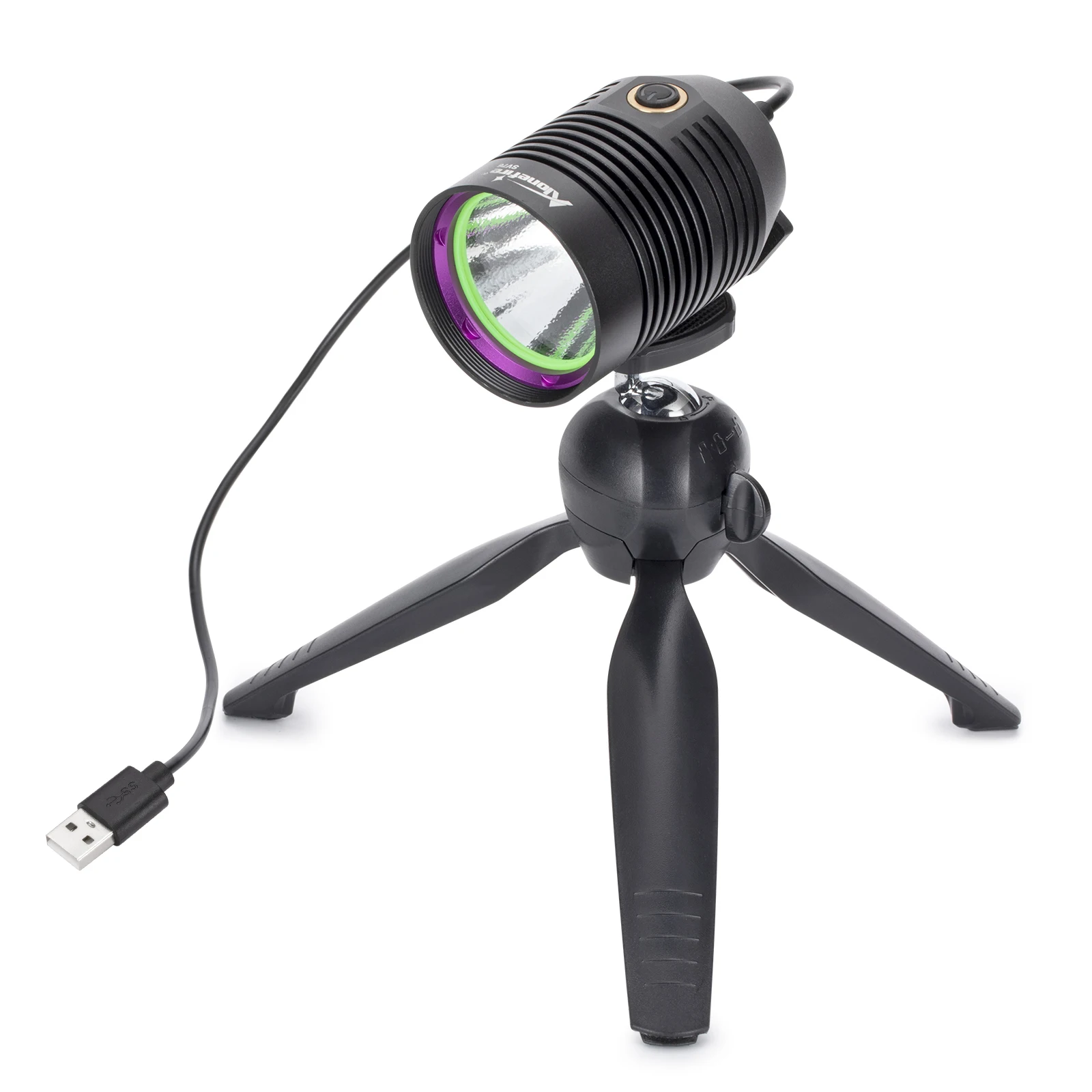 20W High Bright 365nm UV LED Blacklight High Power DC 5V 2A USB-Powered Ultraviolet Light PCB Resin Curing Porcelain Repair Lamp
