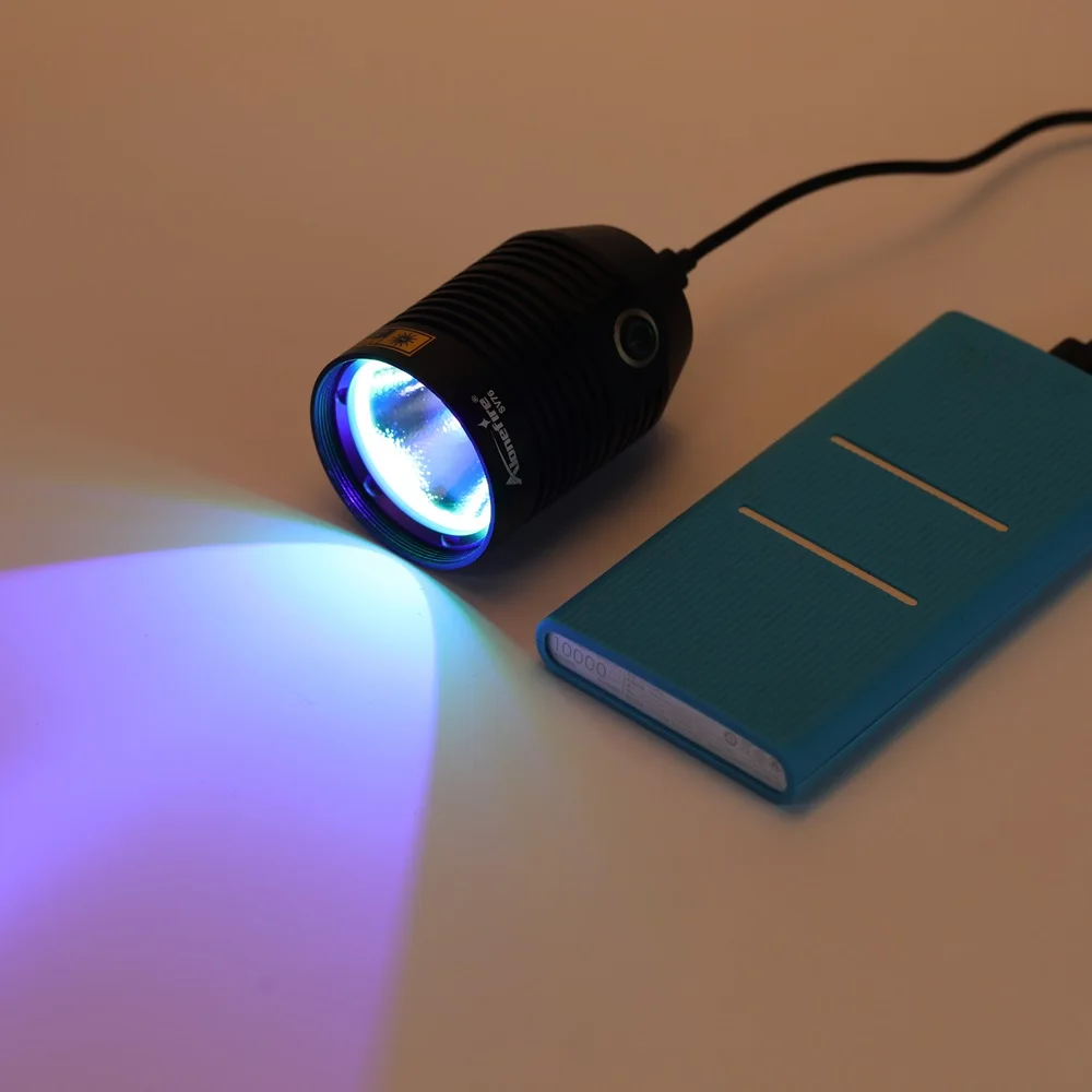 20W High Bright 365nm UV LED Blacklight High Power DC 5V 2A USB-Powered Ultraviolet Light PCB Resin Curing Porcelain Repair Lamp