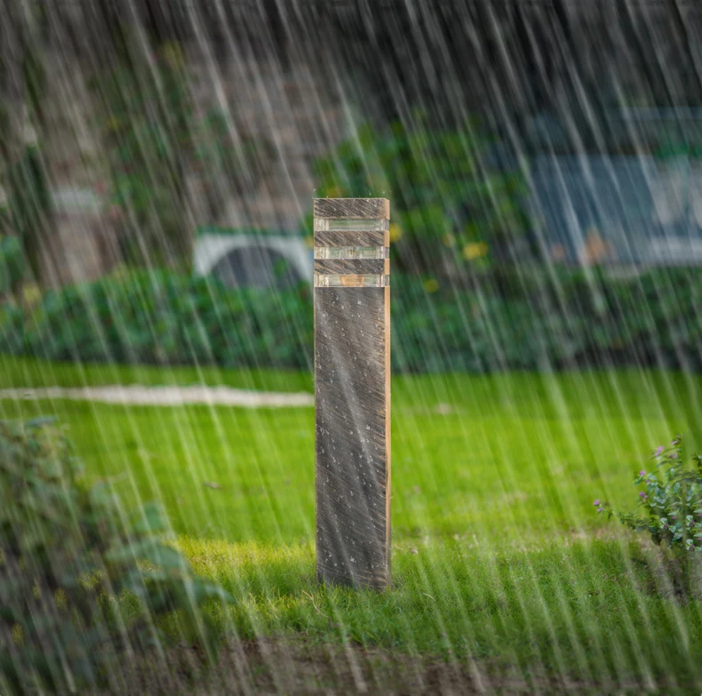 Waterproof Aluminum Pillar Light Outdoor E27 LED Garden Lawn Lamp Aluminum Pillar Post Light Landscape Lawn Bollard Light