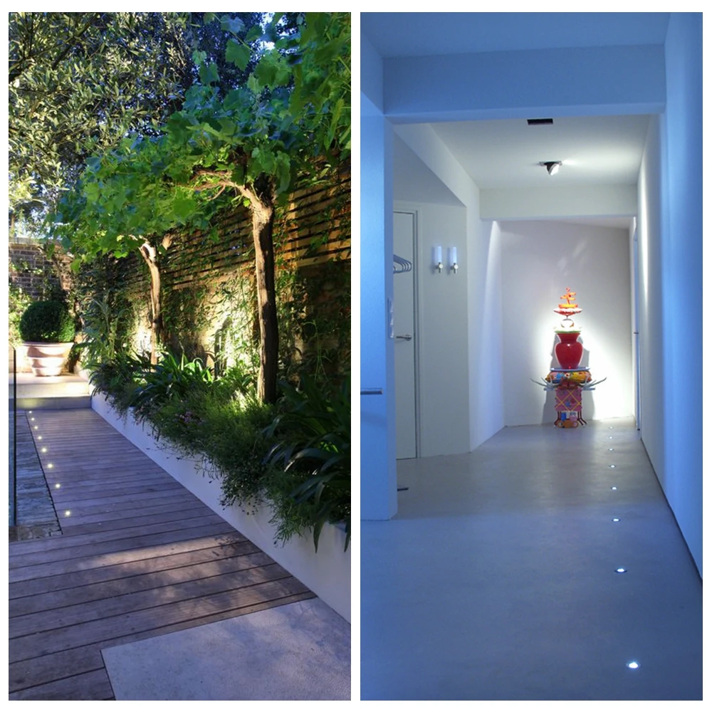 LED Inground Light Garden Decoration Outdoor Lighting IP67 DC12V Yard Floor Stair Deck Pathway Patio Terrace Recessed Lamps
