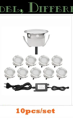 LED Inground Light Garden Decoration Outdoor Lighting IP67 DC12V Yard Floor Stair Deck Pathway Patio Terrace Recessed Lamps