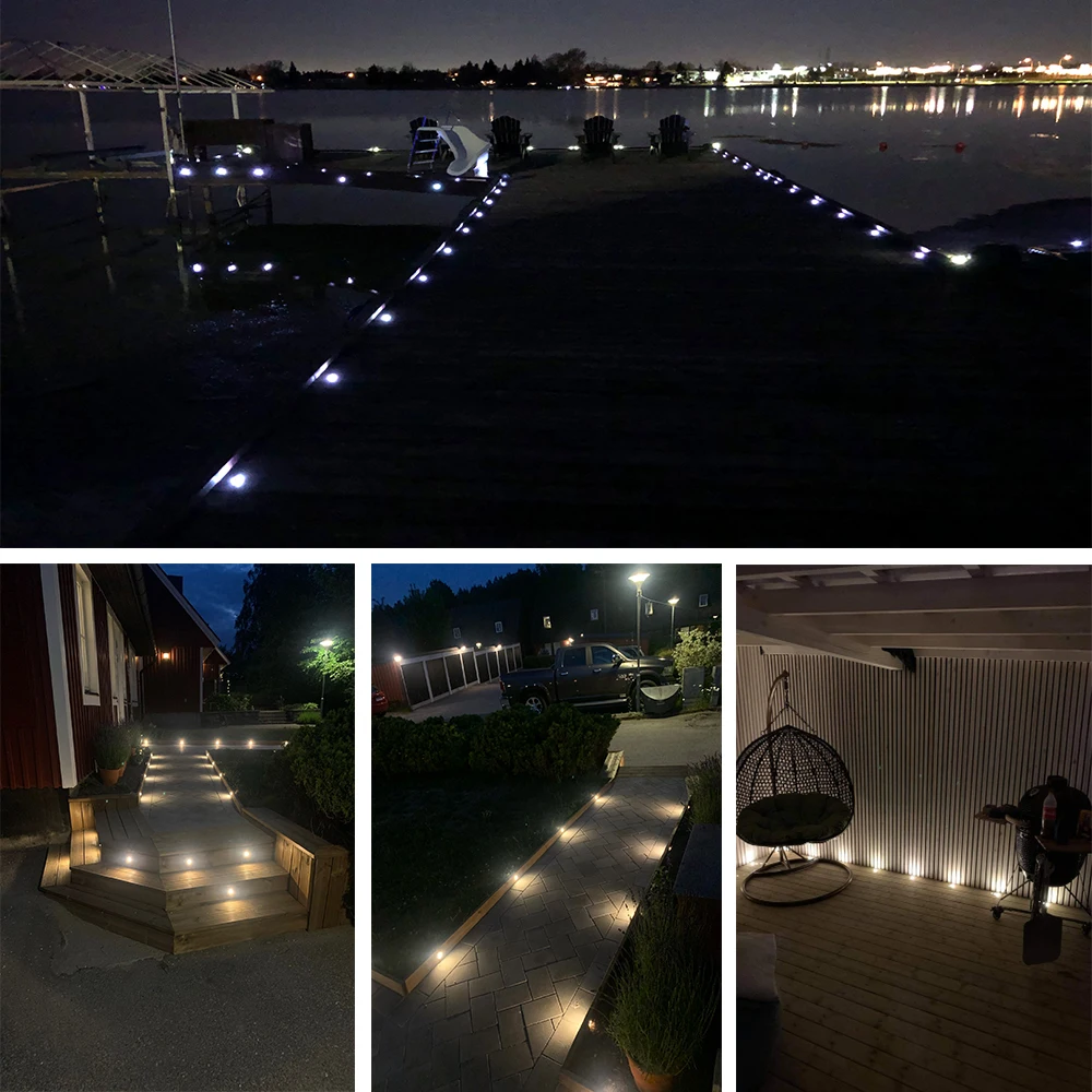 LED Inground Light Garden Decoration Outdoor Lighting IP67 DC12V Yard Floor Stair Deck Pathway Patio Terrace Recessed Lamps