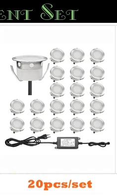 LED Inground Light Garden Decoration Outdoor Lighting IP67 DC12V Yard Floor Stair Deck Pathway Patio Terrace Recessed Lamps