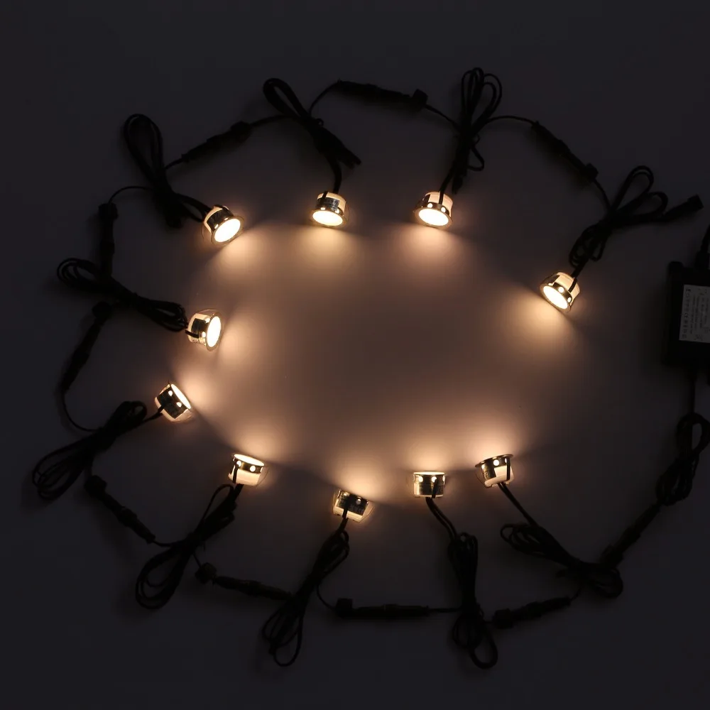 LED Inground Light Garden Decoration Outdoor Lighting IP67 DC12V Yard Floor Stair Deck Pathway Patio Terrace Recessed Lamps