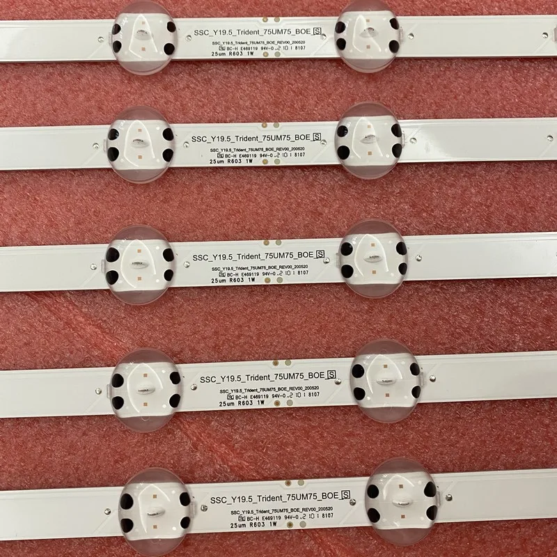 LED Strip For TV 75UM7000PLA 75UN8570AUD 75UM7100PSA 75UM7110PLB 75UN7070PUC 75UN7370AUH 75UN8570PUC AGF80358306 HC750DQN ABUR3