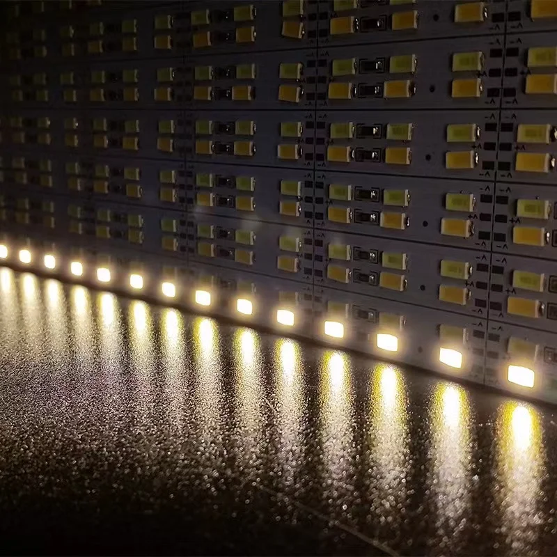 5V 12V 24V LED Bar Light Aluminum Rigid Strip Led Hard Strip 5730 Under Cabinet Light Bar Warm Natural White 4000K 10Pcs 50cm