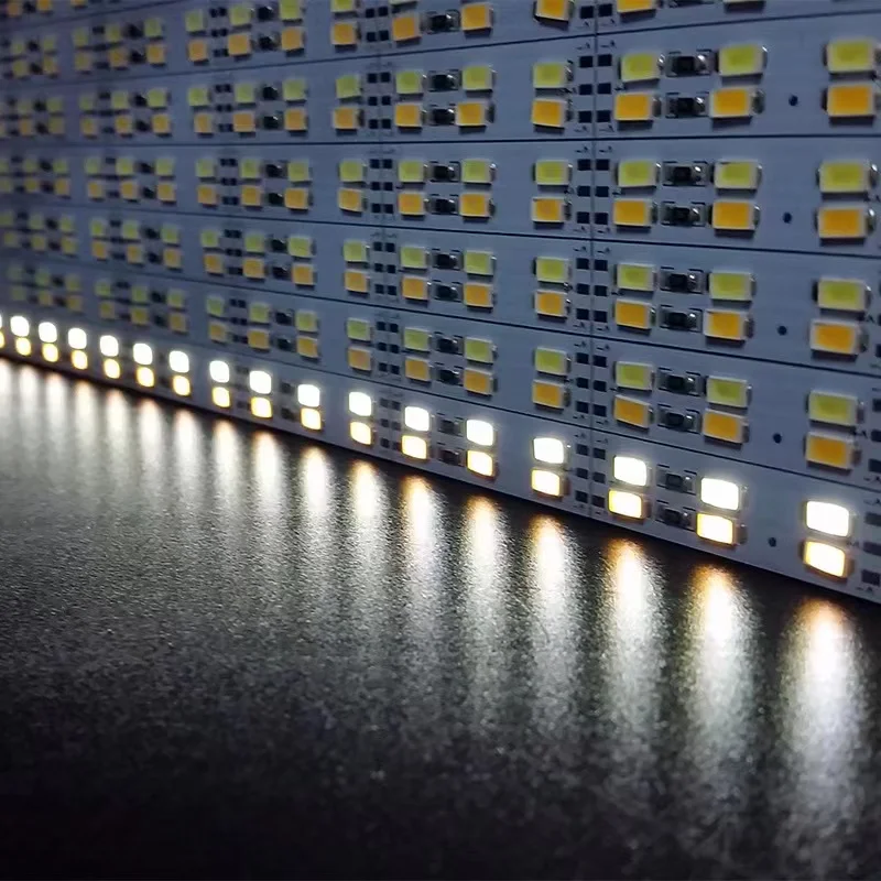 5V 12V 24V LED Bar Light Aluminum Rigid Strip Led Hard Strip 5730 Under Cabinet Light Bar Warm Natural White 4000K 10Pcs 50cm