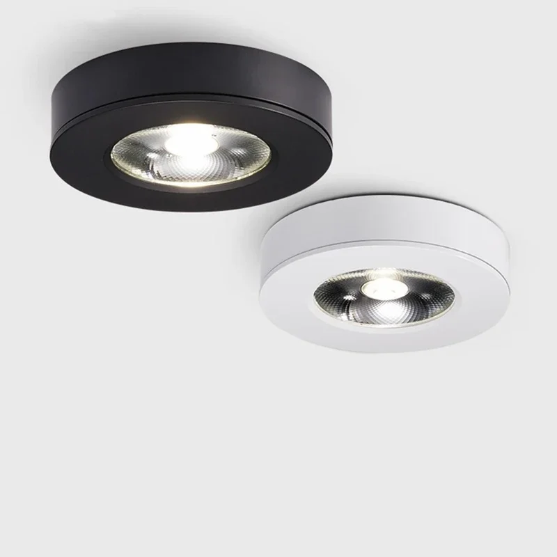 2026 New Ultra Thin Surface Mounted LED Dowlights 7W9W12W15W18W20W COB Mini Ceiling Lamps AC90-260V Spotlights Indoor Lighting