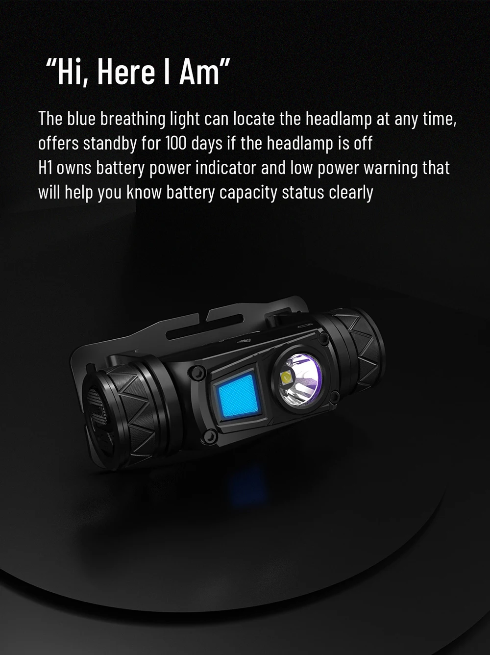 WUBEN H1 Headlamp Rechargeable High-Powerful Headlight 1200Lumens P8 LED With 2600mAH Battery Lightweight For Runing Fishing