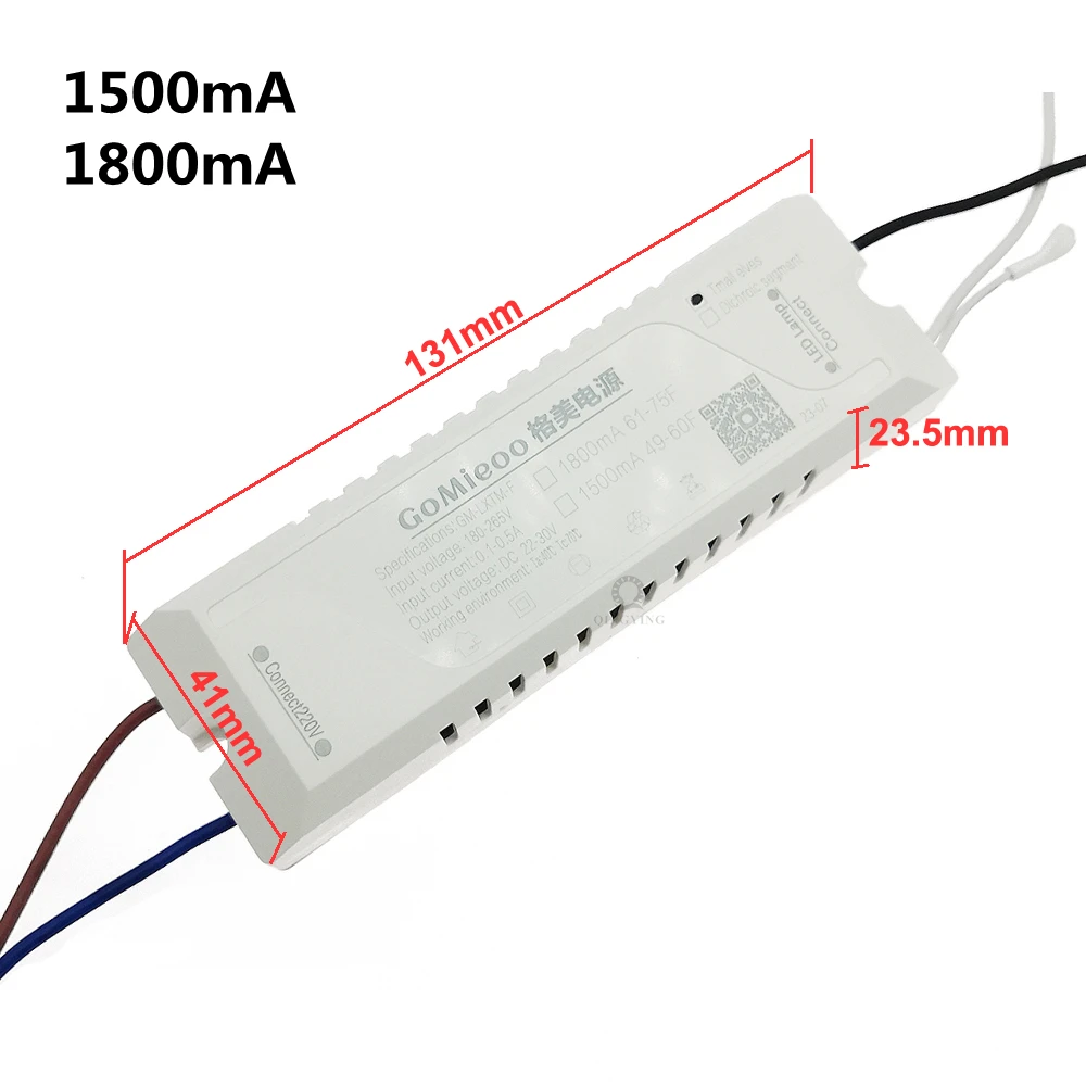 2.4G Intelligent Power Supply DC24V 600mA 800mA 1200mA 1500mA 2400mA 2700mA 3000mA 2Pin 2 Color Parallel LED Driver GM-LXTM-F