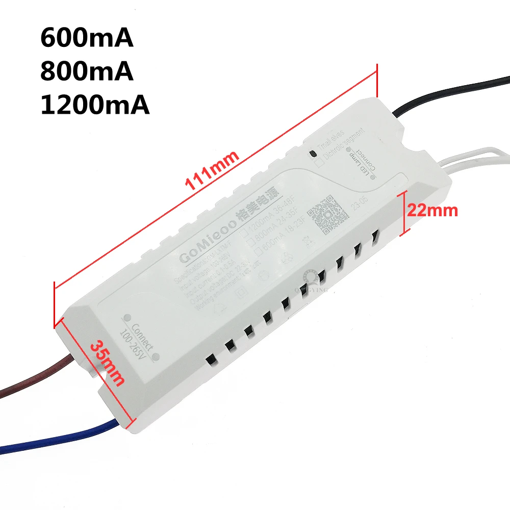 2.4G Intelligent Power Supply DC24V 600mA 800mA 1200mA 1500mA 2400mA 2700mA 3000mA 2Pin 2 Color Parallel LED Driver GM-LXTM-F