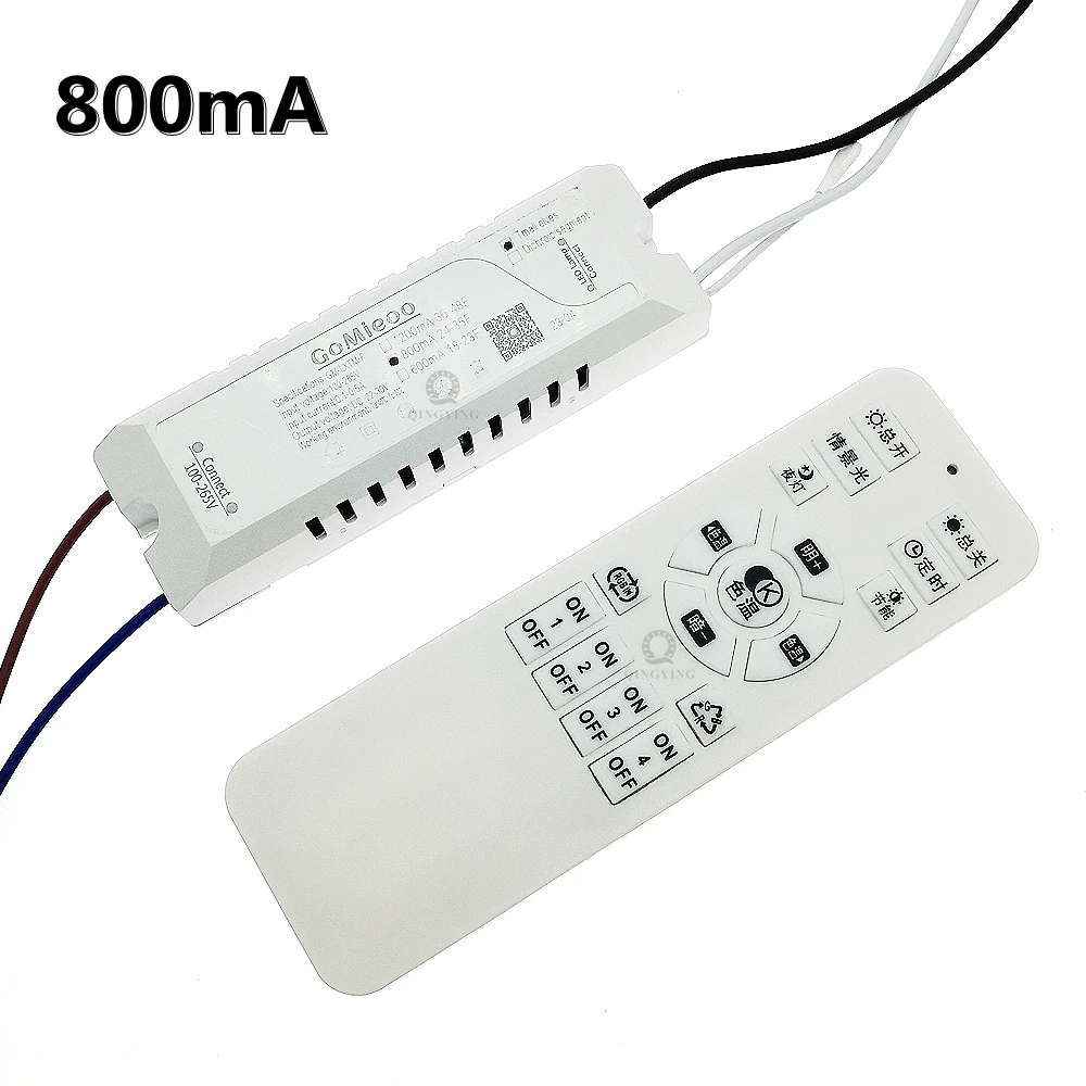 2.4G Intelligent Power Supply DC24V 600mA 800mA 1200mA 1500mA 2400mA 2700mA 3000mA 2Pin 2 Color Parallel LED Driver GM-LXTM-F