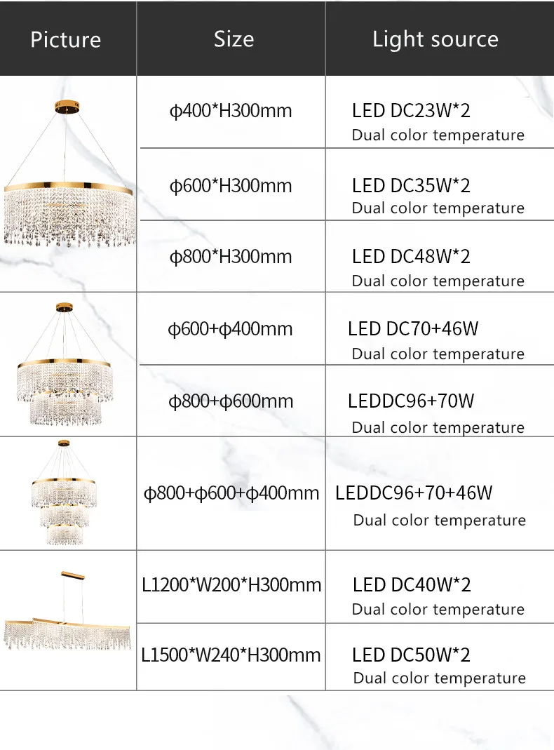 Royal Nordic Led Luster Pendant Lights Luxury Crystal Chandelier for Living Dining Room Circle Hanging Lamp Home Decor Fixture