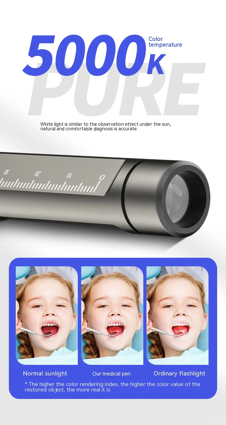 Professional Medical Pen Light Handy Rechargeable LED Flashlight First Aid Medical Doctor Nurse Portable Diagnosis Penlights