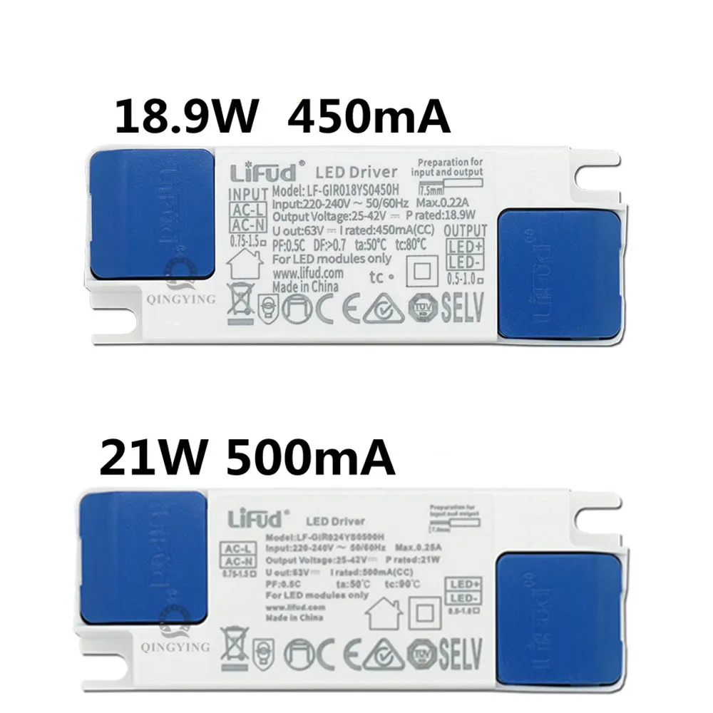 2pc/lot IFud LED Driver 5.6-23.4W 135mA 160mA 180mA 200mA 250mA 300mA 350mA 400mA 450mA 500mA 550mA 600mA 25-42V Power Transform