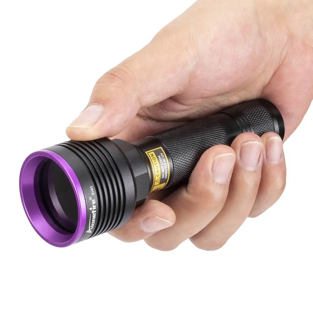 15W 3x LED UV Flashlight 365nm Ultraviolet Invisible Ink Marker Cat Dog Pet Skin Urine Tinea Ore Money Scorpion Detector Light