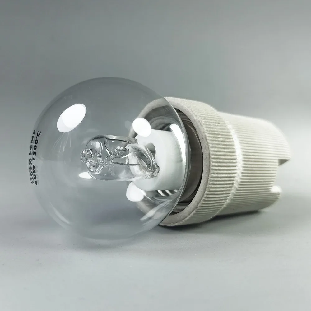 E27 40W Oven Lamp High temperature Heat Resistant light Salt Bulb Cooker Hood Lamp refrigerator light High temperature