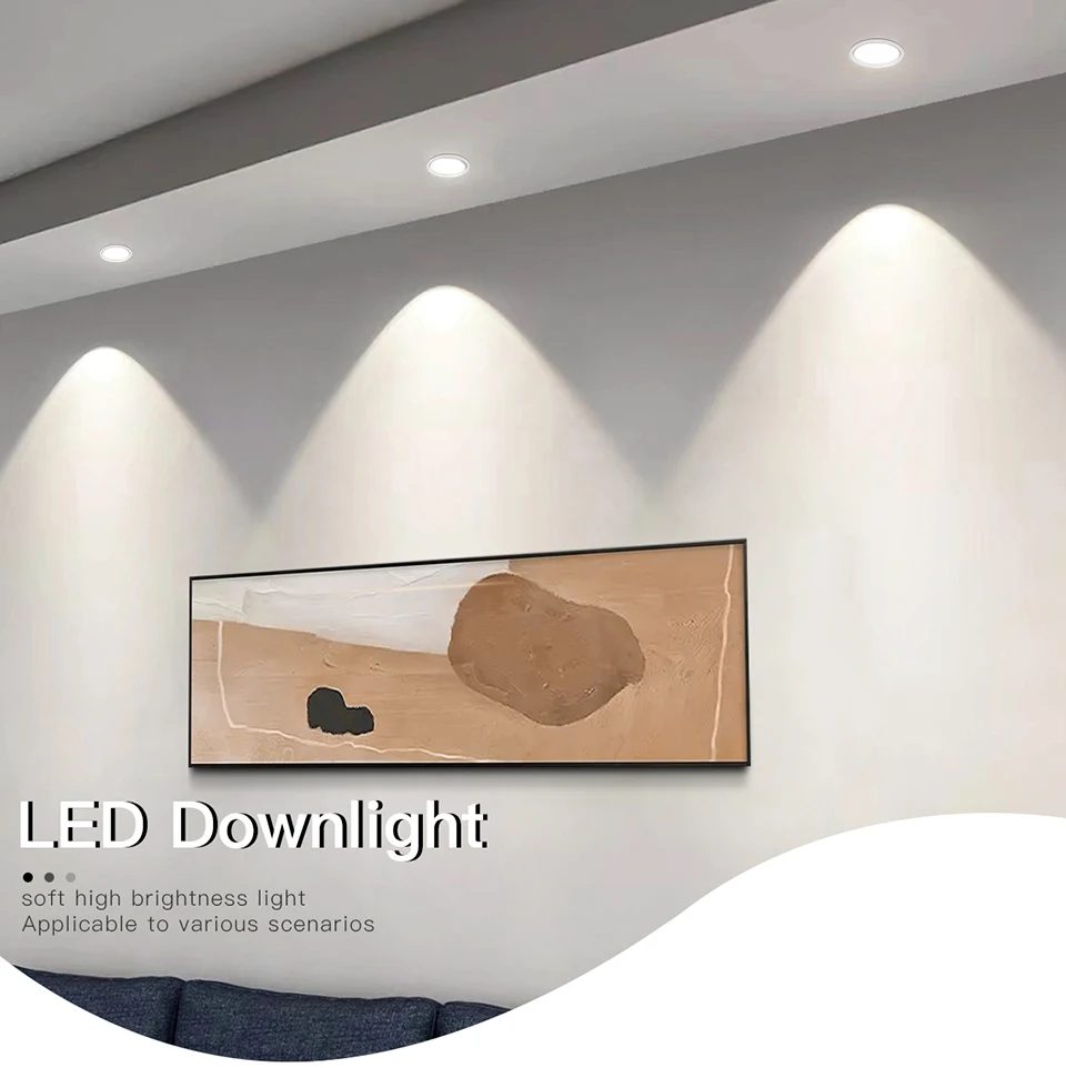 Aluminum LED Spot Light 5W 7W 9W 12W LED Spotlight Bulb 110V 220V Recessed Downlight Ceiling Lamp Showcase Decorative Lighting