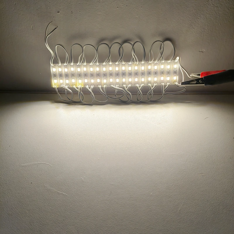 20pcs LED Module Lights 2835 Patch Waterproof IP65 DC12V White Warm R/G/B Decoration Logo Super Backlight Advertising Signs Lamp