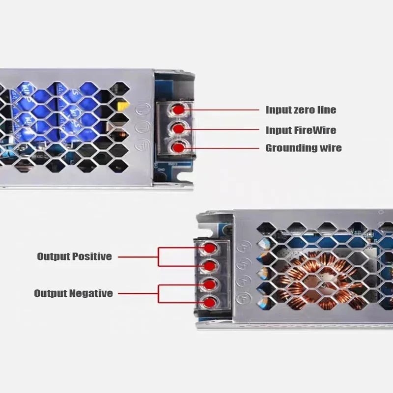 LED Driver 12 V Volt 24V DC Power Supply AC 190 220V To 12V Transformador 24V 60W 100W 150W 200W 300W 400W For LED Strip Light 