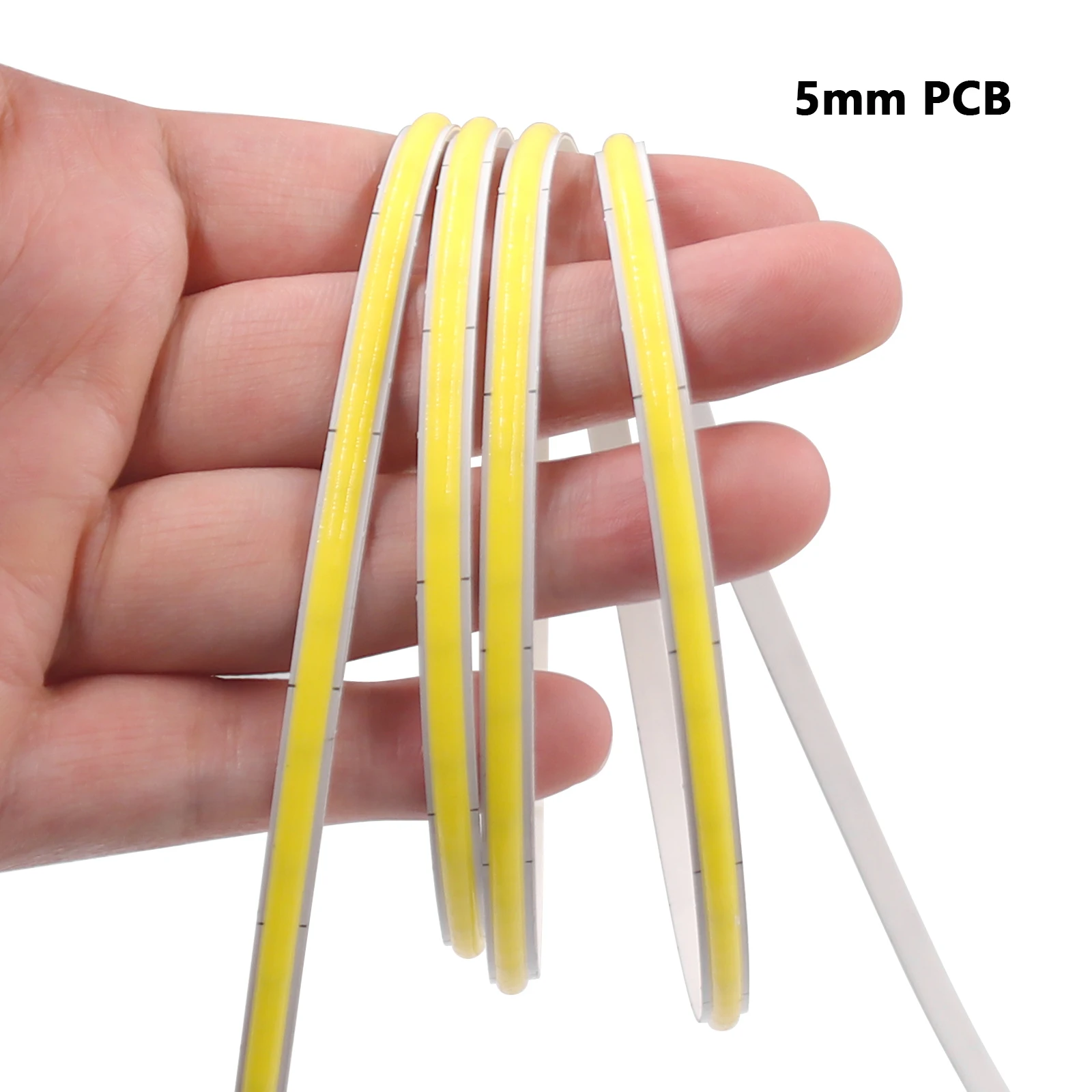 5V 3mm 5mm 8mm PCB COB LED Strip Light USB Powered Red Green Blue Pink Warm White High Density 320LEDs Flexible Ribbon Tape Lamp