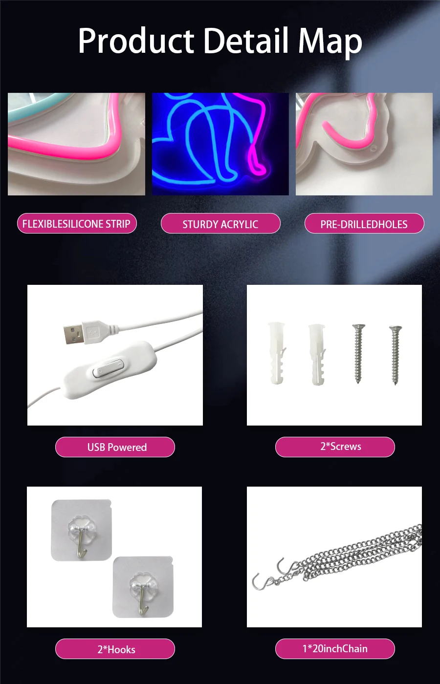 Korean Welcome on Sale Neon Sign, LED Neon Light for Restaurant Store Salon Shop Cafe Bar Market Party Decor USB Powered