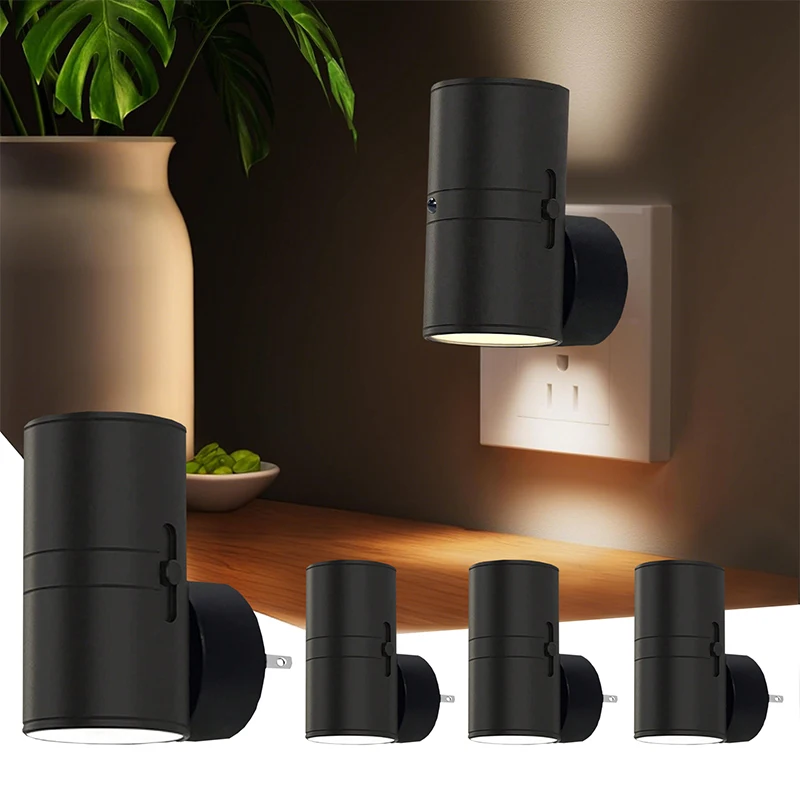 1/2/4 PCS LED Night Light with Dusk To Dawn Sensor Plug-in Wall Mounted Night Light Suitable for Bedrooms Corridors Stairs