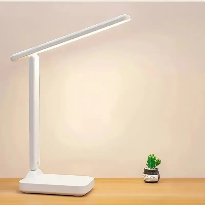 Folding Desk Lamp, USB Touch-Controlled Dimmable Night Light, LED USB Plug-In Desk Lamp, Suitable for Reading and Sleeping in St