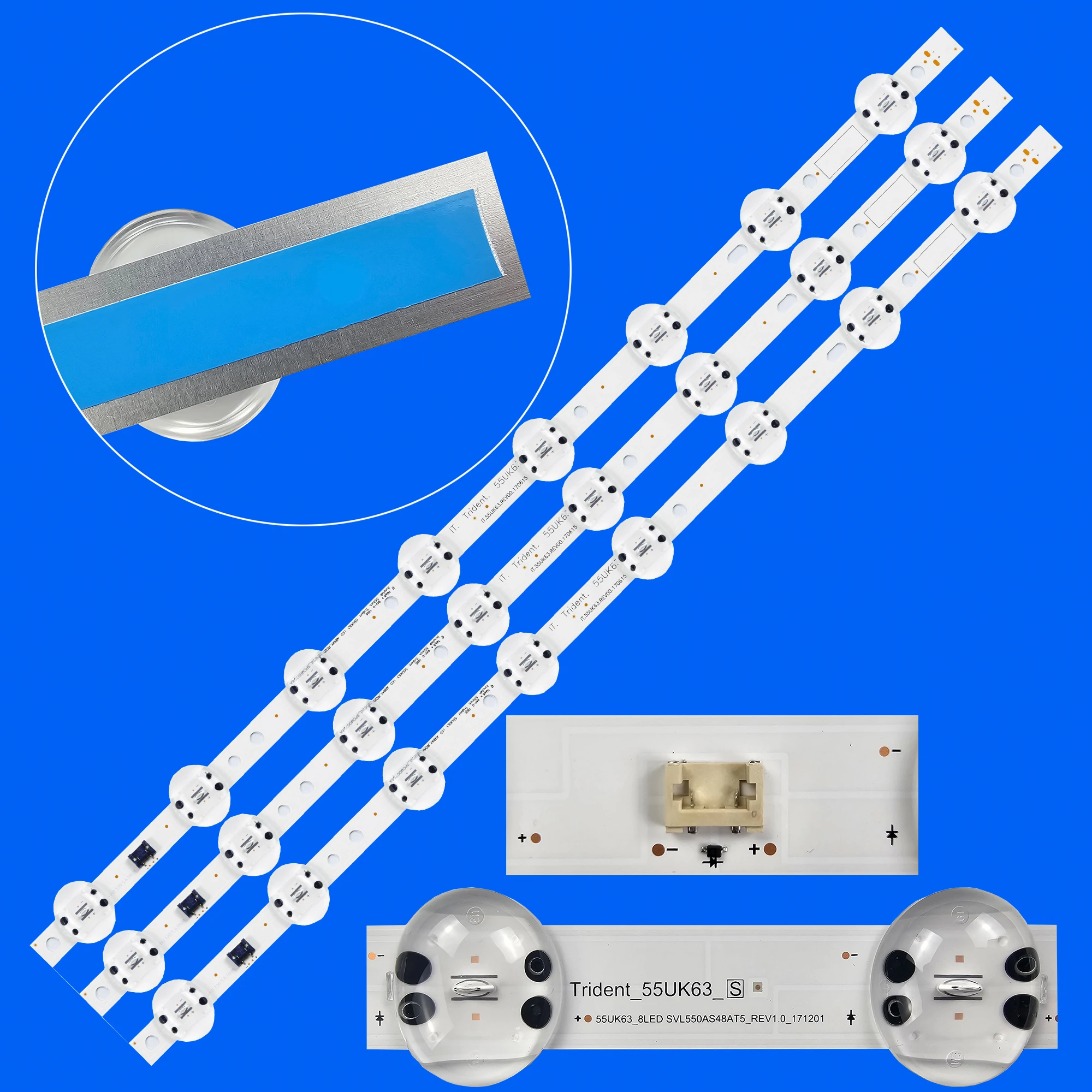 LED Backlight Strip for 55UK6300YVB 55UK6350 55UK6350PUC 55UK6550 55UK6550PUB 55UK63 55UK6200PLA 55UK6200 55UK63 55UN7100PLB