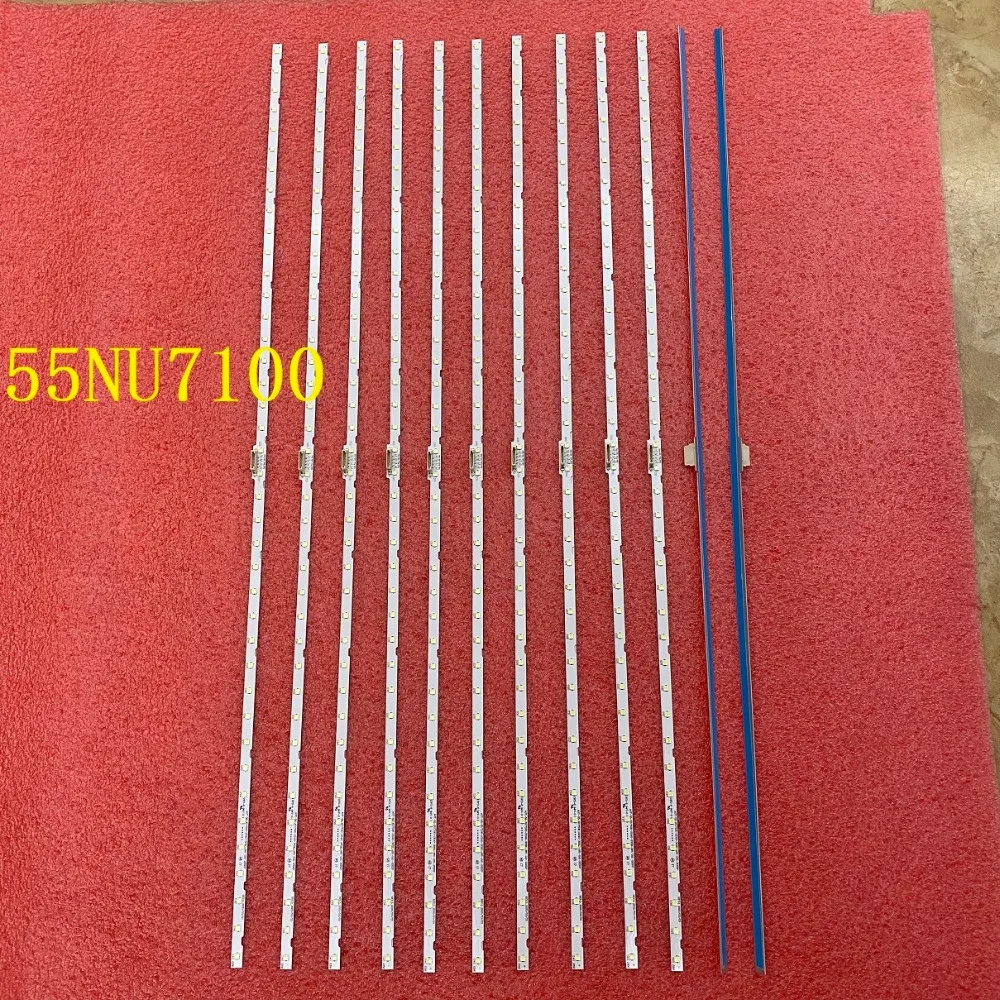 LED Strip For Samsung 55NU7100 UN55NU7100 UE55NU7100 UN55RU7100 UA55NU7100 UN55NU7200 UN55NU7400 UN55NU7100G
