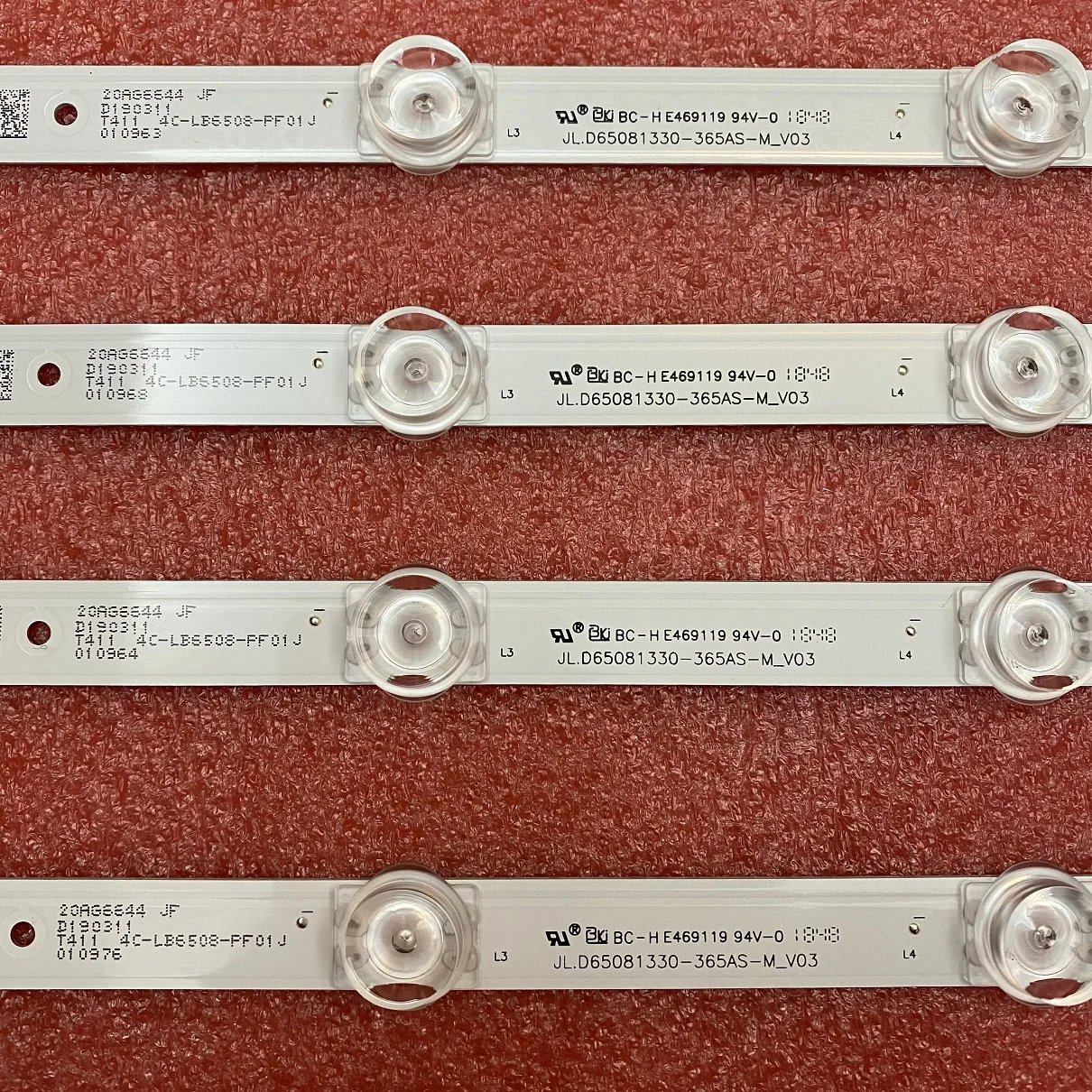 Kit LED Backlight Strip For TCL 65EP660 65EP640 65P8 65S4 65S421 65S423 65s425 L65P8MUS 65P4USM 65UF1 LVU65ONDE 65UD6326