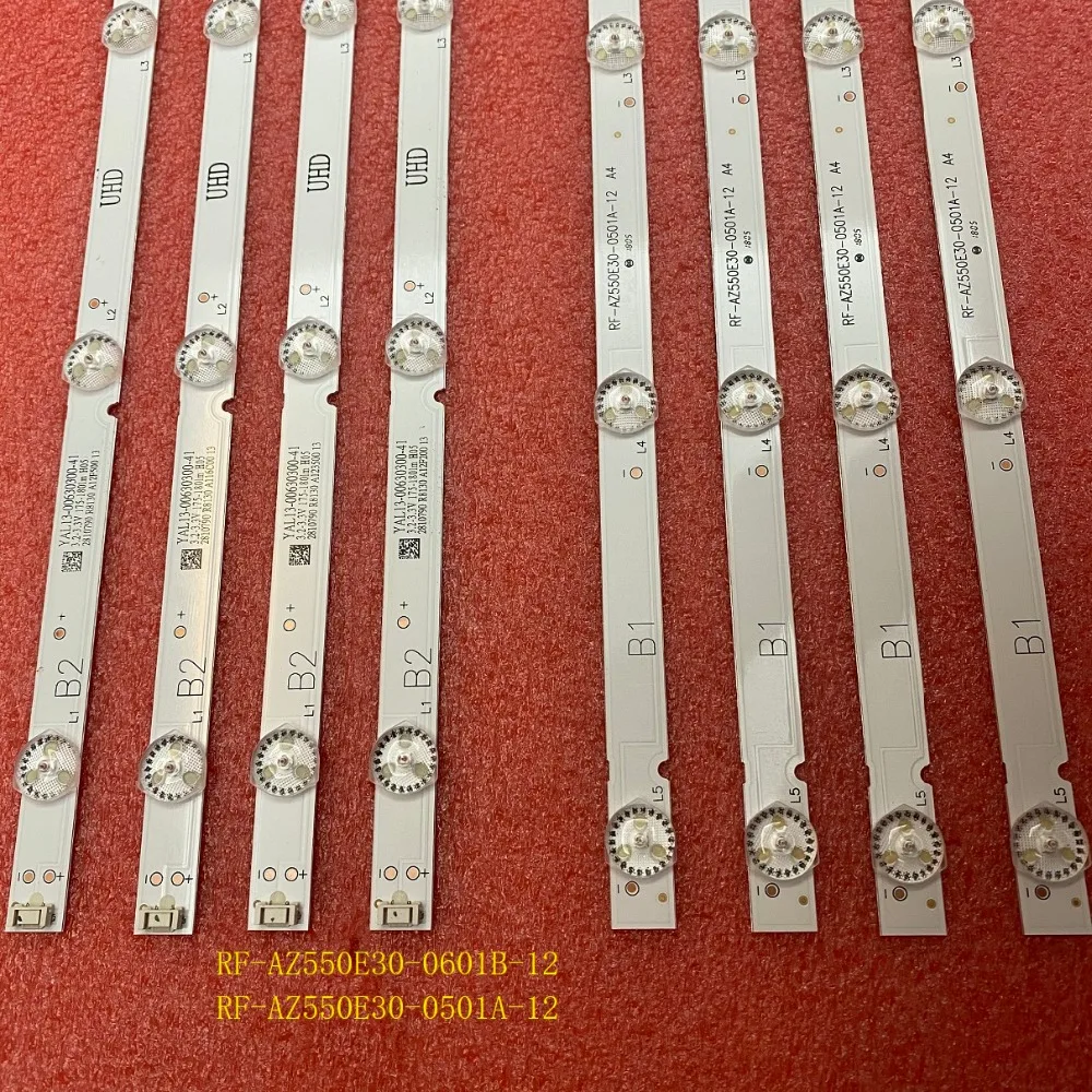 LED Strip For Toshiba 55U5A11T PTV55U21DSWNT TV 55UJ620Y 55LJ5400 55UJ6200 55UJ6000 55LJ620V 55UJ620V RF-AZ550E30-0601B-12