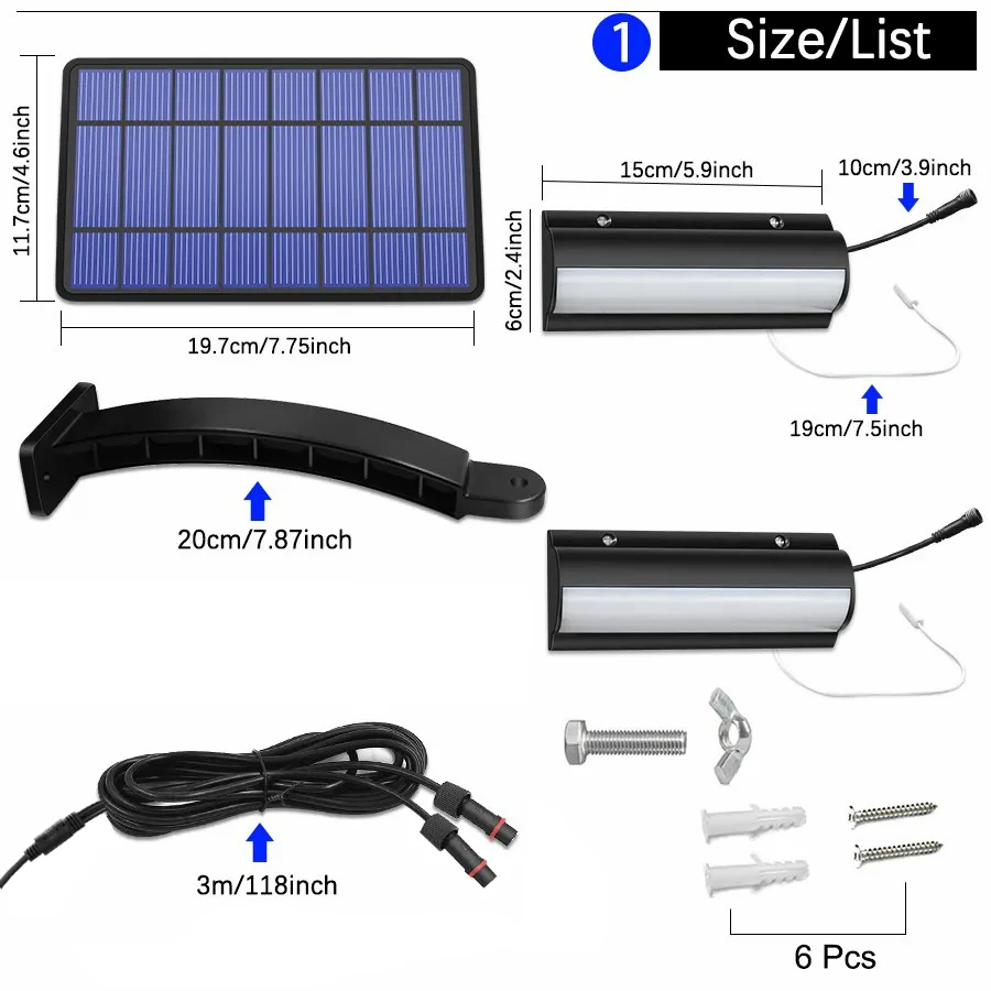 Solar Lights Indoor Outdoor Solar Shed Light With Pull Wire Switch Solar Pendant Light for Patio Porch Barn Farm House With Line
