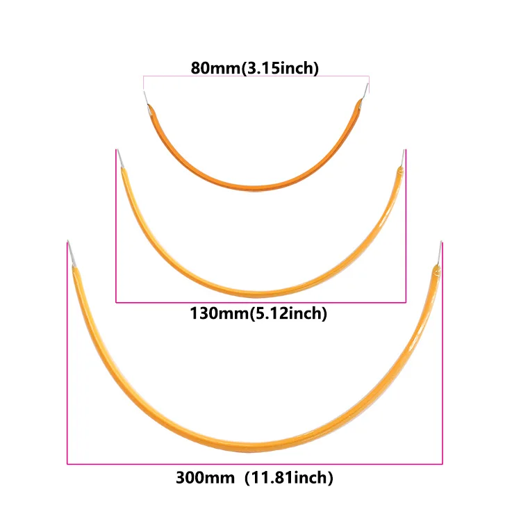 10pcs 60mm 80mm 95mm 130mm 145mm 185mm 260mm 300mm LED Edison Bulb Lamp Parts DC3V LED Bulb Accessories Diodes Flexible Filament