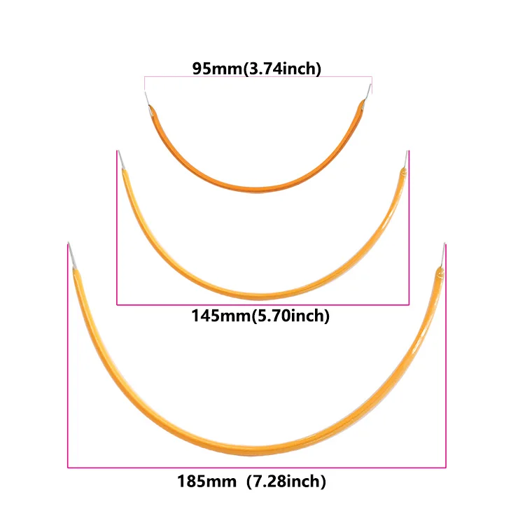 10pcs 60mm 80mm 95mm 130mm 145mm 185mm 260mm 300mm LED Edison Bulb Lamp Parts DC3V LED Bulb Accessories Diodes Flexible Filament