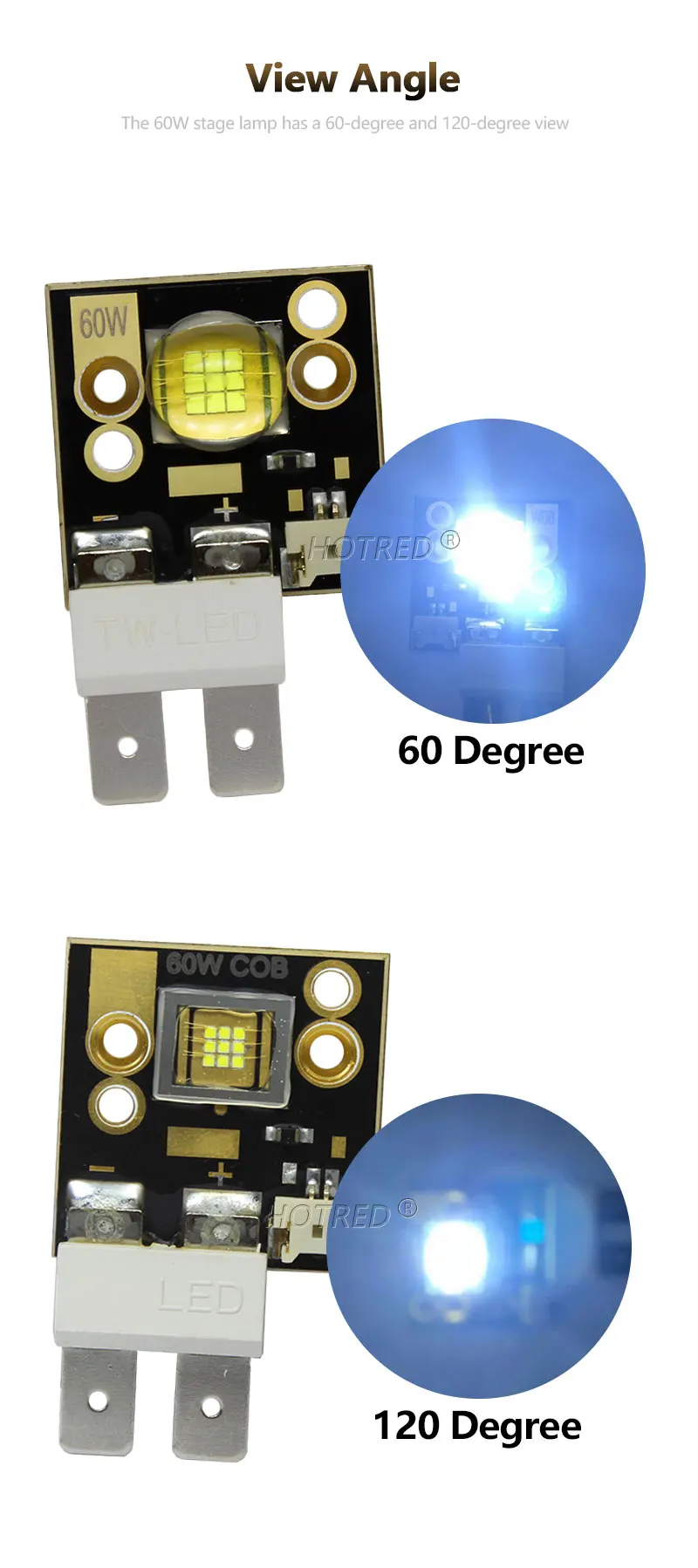 1-5pcs LED 60W 80W 3V 5V 12V High Power LED Stage Light Chip CBT90 SCT90 CBT-90 CST-90Cold White For Moving Head Lamp Projector