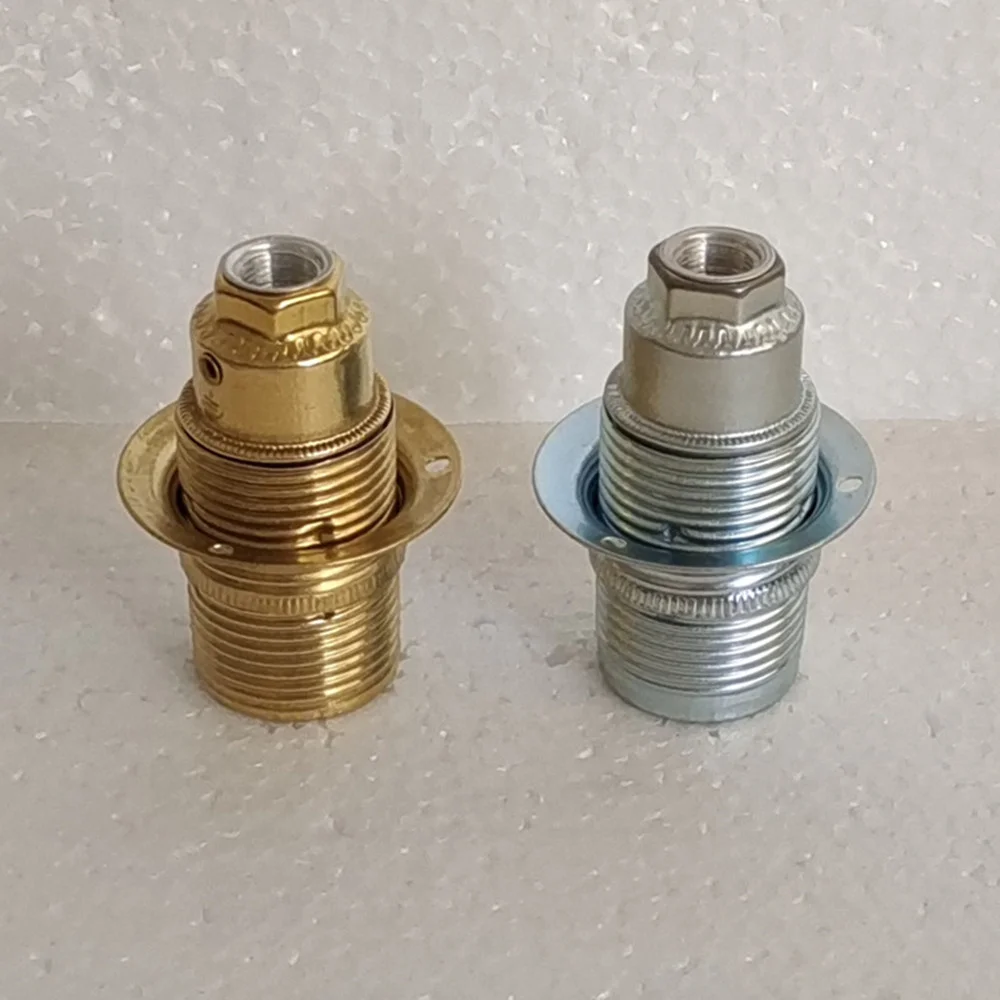 Vintage LED Lamp Hoder E14 DIY Industrial Pendant Light Bulb Base With Ring Retro Screw Socket Fitting Adapter Lampholder
