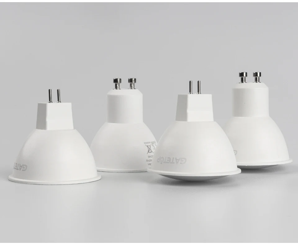 Gatetop Led Spotlight AC220V GU10 GU5.3 Bulb MR16 Spot Lighting Bulb Indoor Lighting Home Decoration Bulbs
