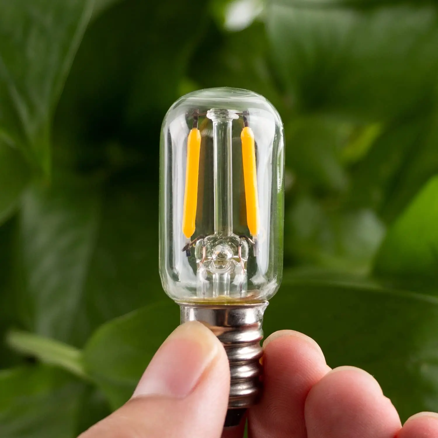 T20 1W Dimmable Edison Led Bulbs E12 E14 Tubular Led Filament Bulb Clear Glass 2700K 4500K 6000K Refrigerator Hanging Mini Lamps