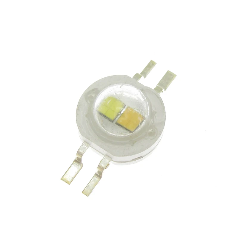 2*3W Bicolor Led Yellow White/Yellow Red/UV White/Red White/White Warm/ All Color Can Custom Produce for DIY Led Light
