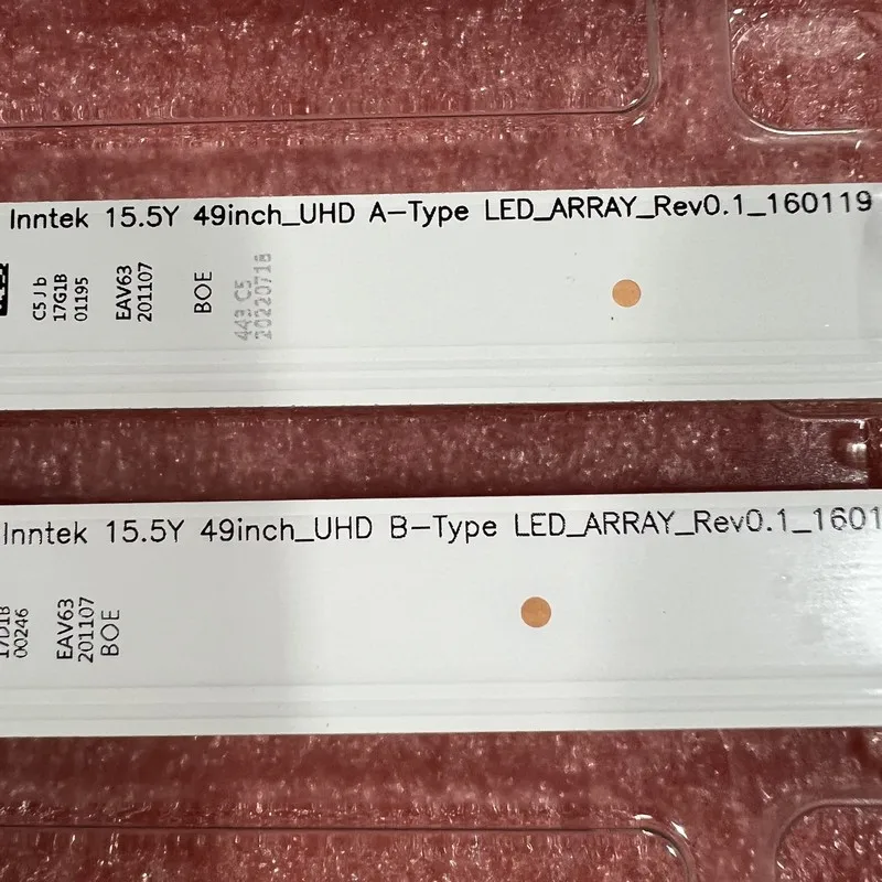 LED Backlight Strip for TV 49UH610V 49UH603V 49UH601V 49UH620V 49UH6100 49UH61_UHD_A B NC490DGE ABEX1 ABEX2 ABEX3 ABEX4 ABEX5