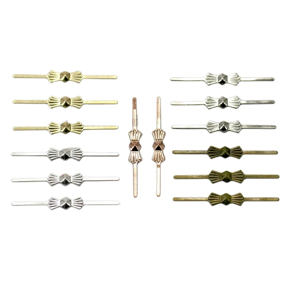 150PCS 25/33/45mm Pins Metal Buckles Butterfly Bowtie Connectors DIY For Crystal Prisms Pendants Beads Chandelier Lighting Parts