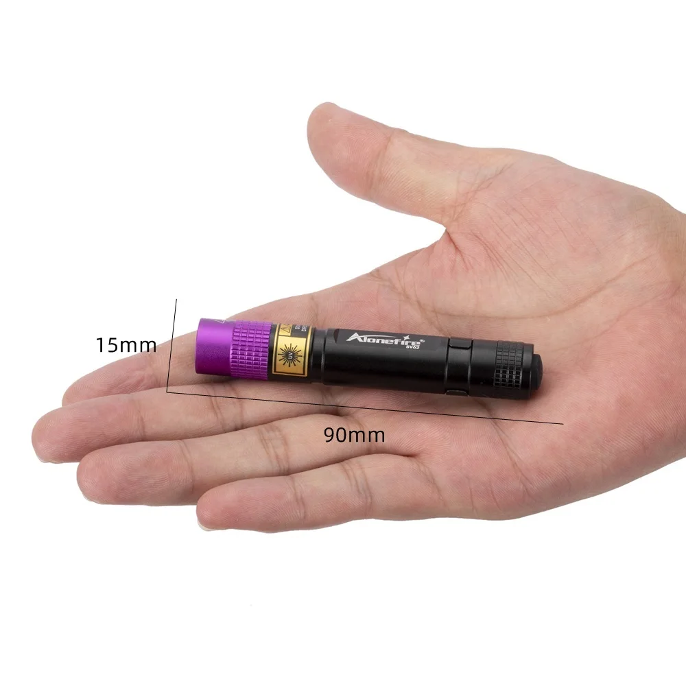 365/395nm Uv Flashlight Blacklight Mini Ultraviolet Torch Money Ore Pet Urine Invisible Ink Marker Stain Scorpion Detector Lamp