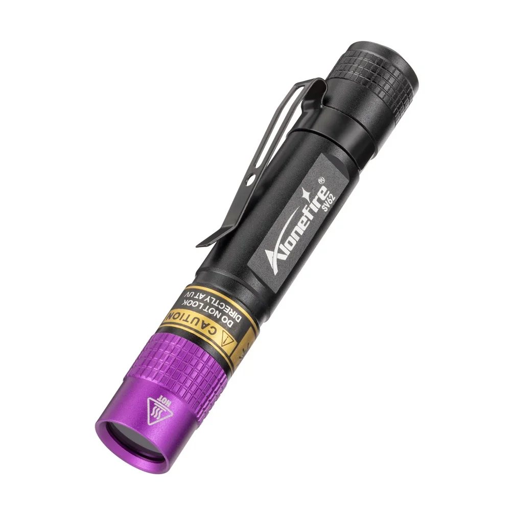 365/395nm Uv Flashlight Blacklight Mini Ultraviolet Torch Money Ore Pet Urine Invisible Ink Marker Stain Scorpion Detector Lamp
