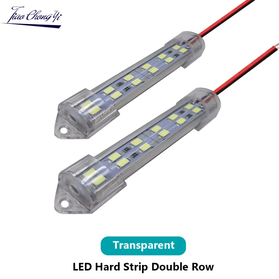 DC5V 12V/24V LED Light Strip 10cm 12LEDs 6LEDs Hard Rigid Tube Bar Lamp IP30 5730-led Bead Lights Strips For DIY